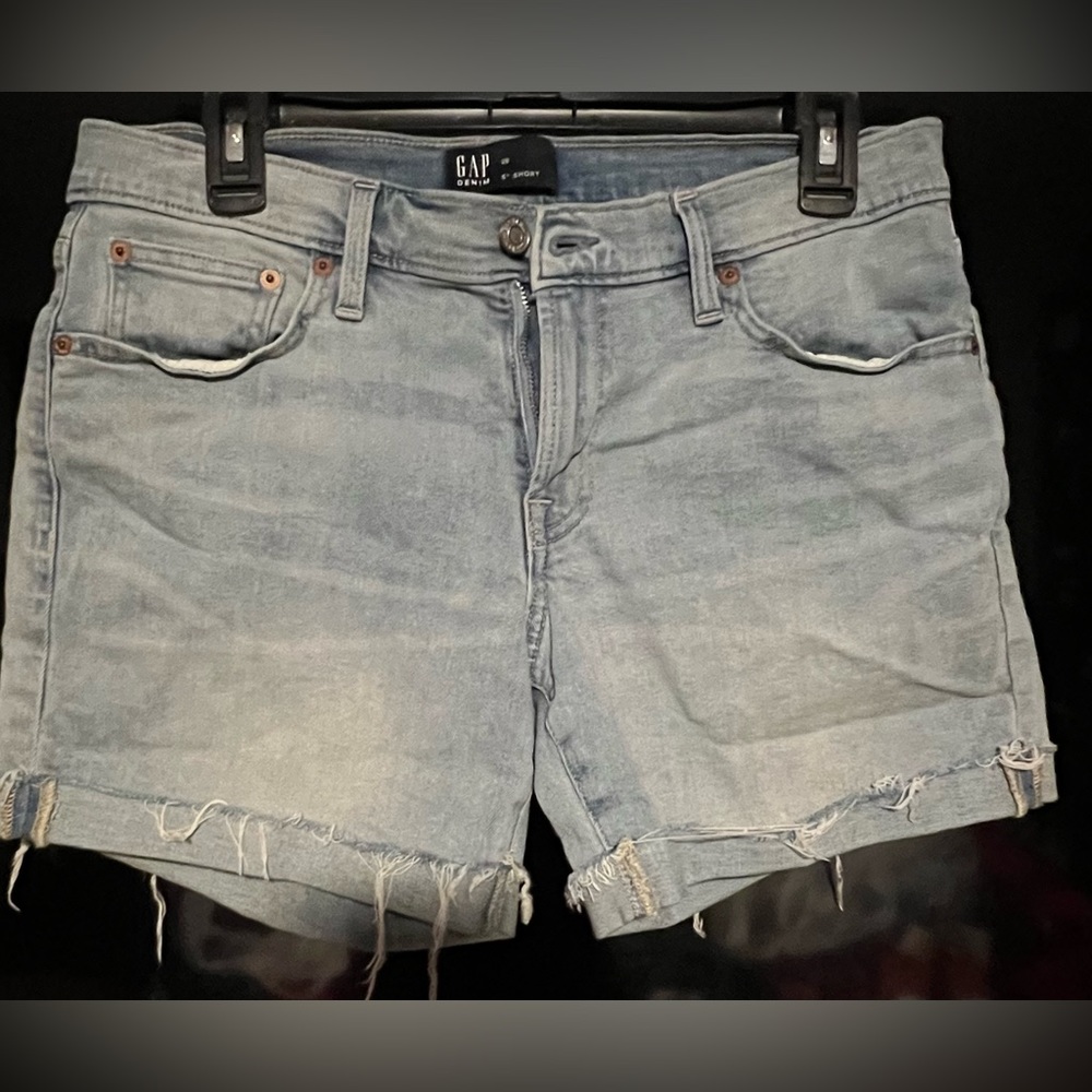 Gap high waist jeans shorts